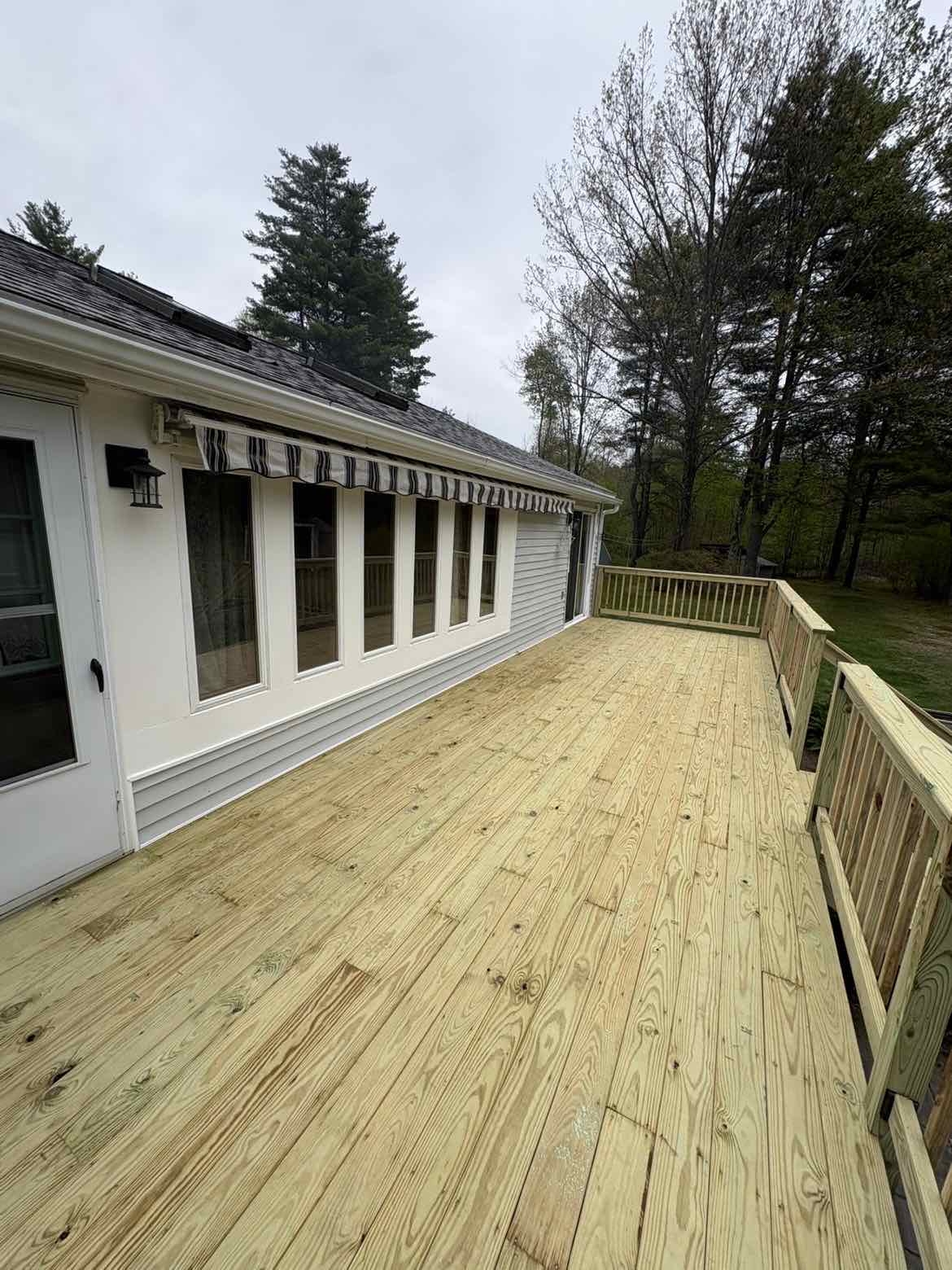 Sunroom Deck Finished