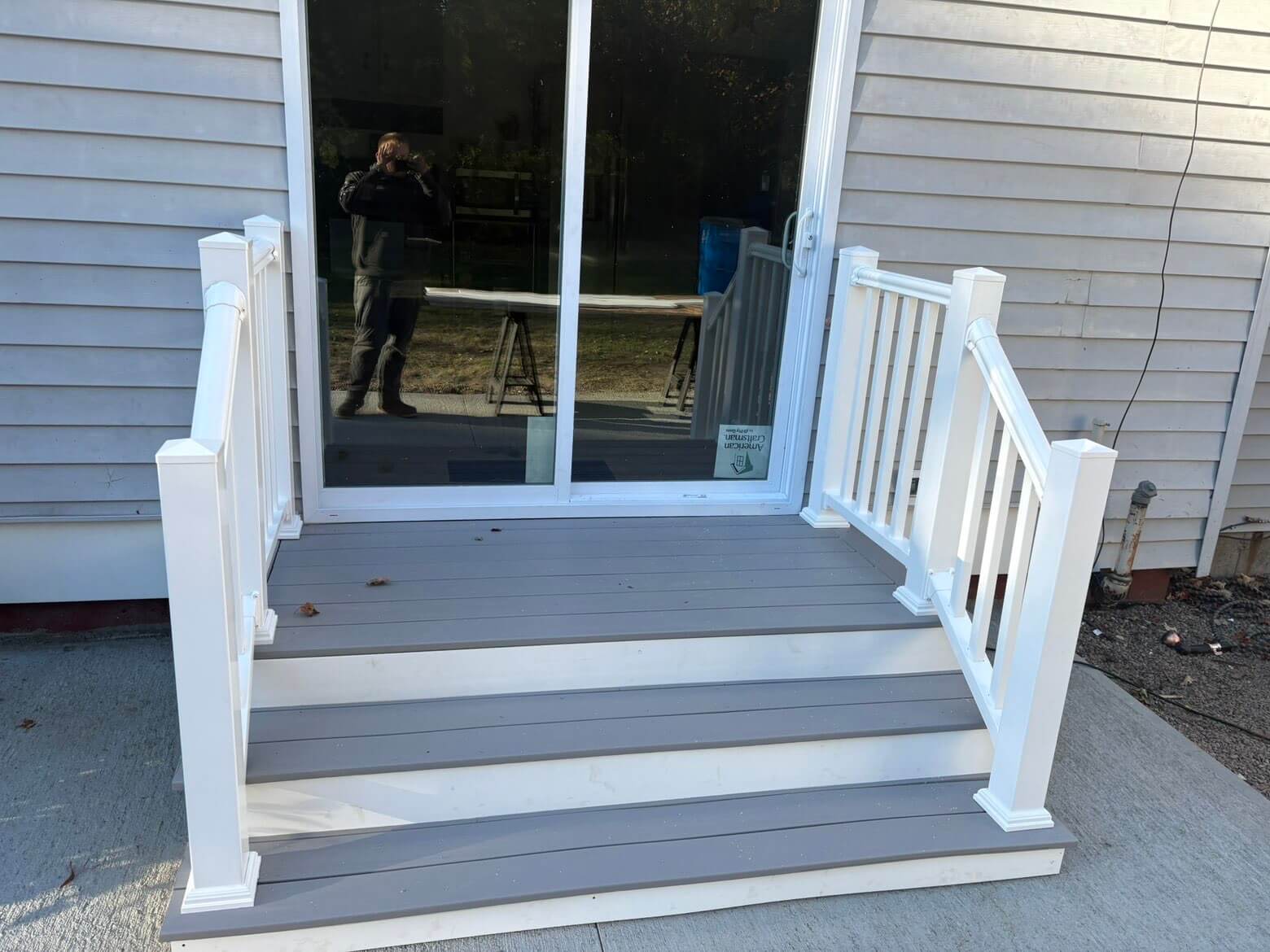 Deck Steps - Completed